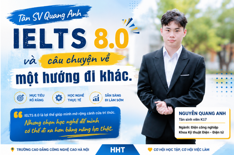 8.0 IELTS, chọn nghề và câu chuyện về một hướng đi khác